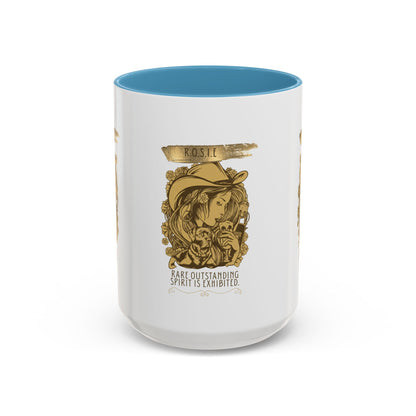 Personalized Golden Girl Accent Coffee Mug