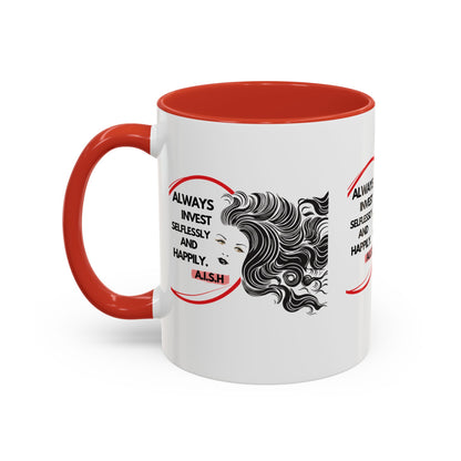 Personalized Inspirational Girl Accent Coffee Mug