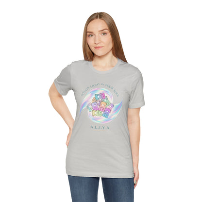 Personalized Pastel Teddy Heart Tee