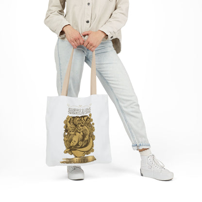 Personalized Initial Quote Golden Girl Canvas Tote Custom Name