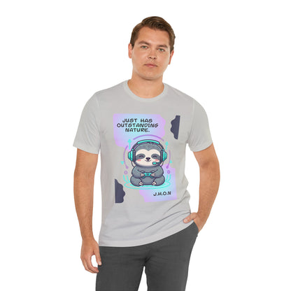 Personalized Sloth Gamer Tee