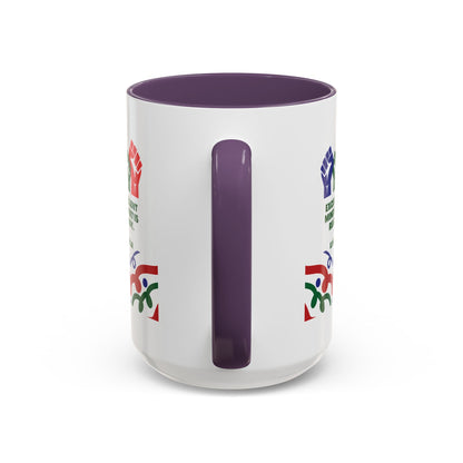 Personalized Initial Victory Accent Coffee Mug