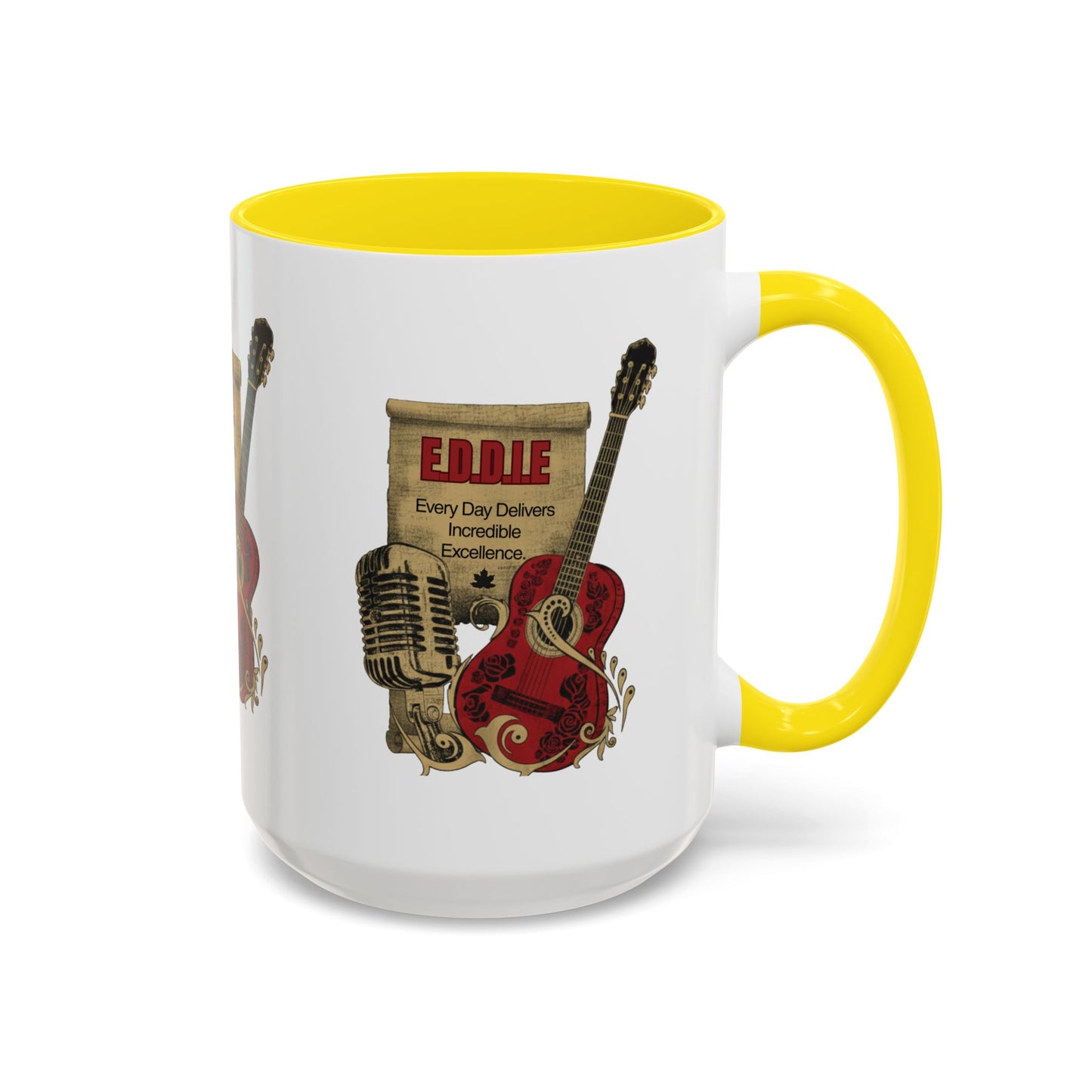 Personalized Guitar Accent Coffee Mug