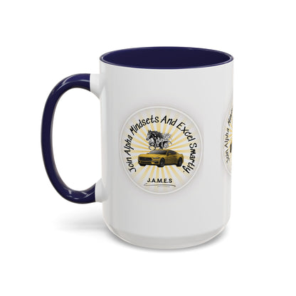 Personalized Car with Horse Accent Coffee Mug