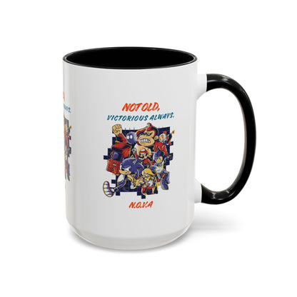 Personalized Victory Cartoon Accent Coffee Mug