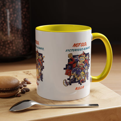 Personalized Victory Cartoon Accent Coffee Mug