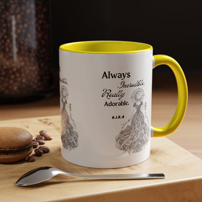 Personalized Girl With Light Accent Coffee Mug