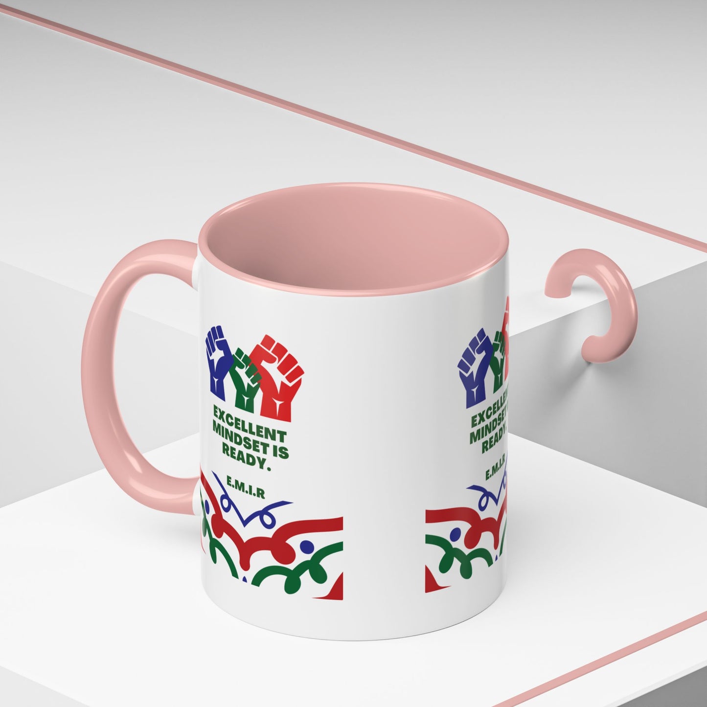 Personalized Initial Victory Accent Coffee Mug