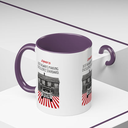 Personalized Vintage Car Accent Coffee Mug