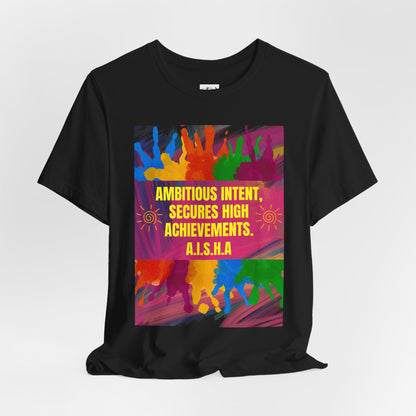 Personalized Colorful Motivational Graphic Tee