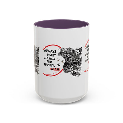 Personalized Inspirational Girl Accent Coffee Mug