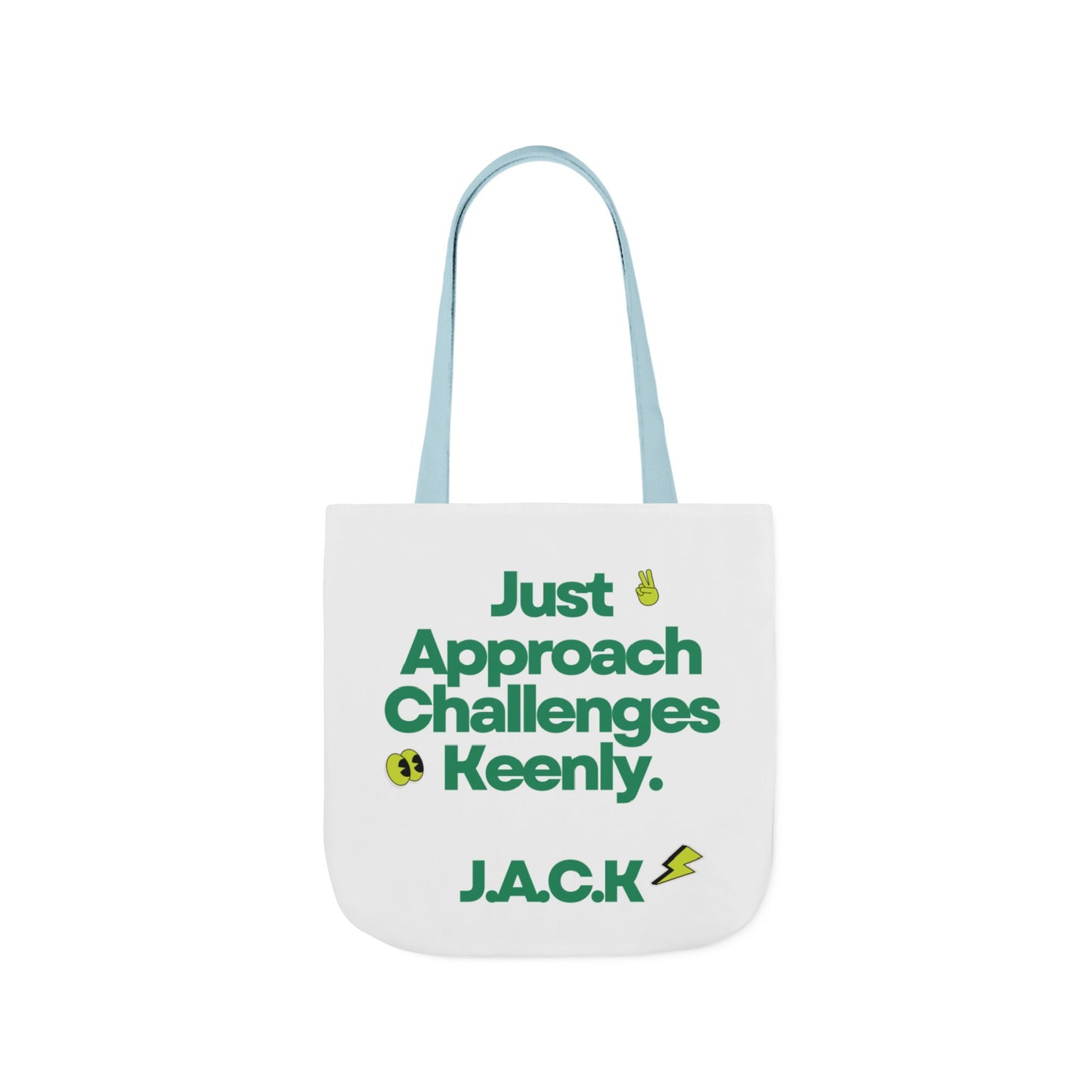 Personalized Initial Quote Simple Message Canvas Tote Custom Name