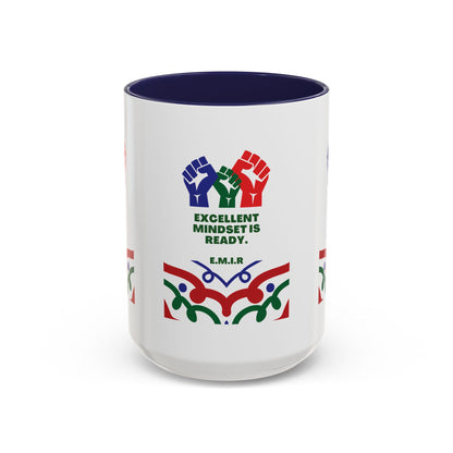 Personalized Initial Victory Accent Coffee Mug