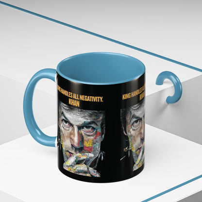 Personalized Initial Khan Accent Coffee Mug