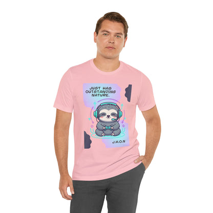 Personalized Sloth Gamer Tee