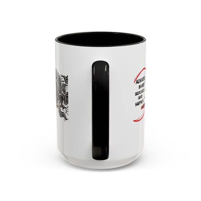 Personalized Inspirational Girl Accent Coffee Mug