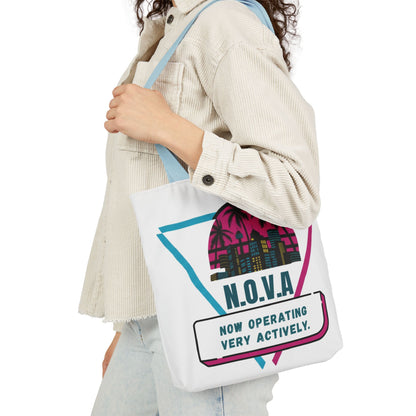 Personalized Initial Quote Building View Canvas Tote Custom Name