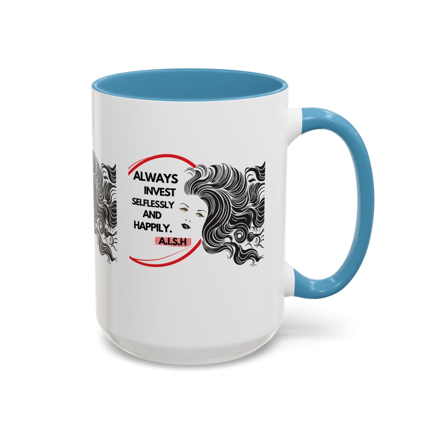 Personalized Inspirational Girl Accent Coffee Mug