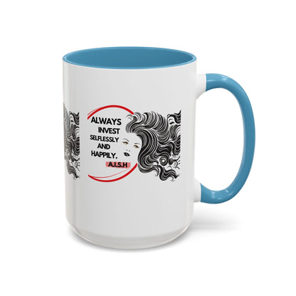 Personalized Inspirational Girl Accent Coffee Mug