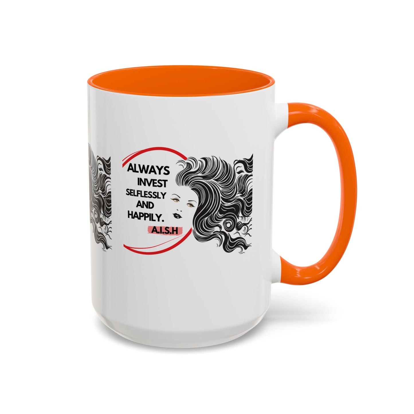 Personalized Inspirational Girl Accent Coffee Mug
