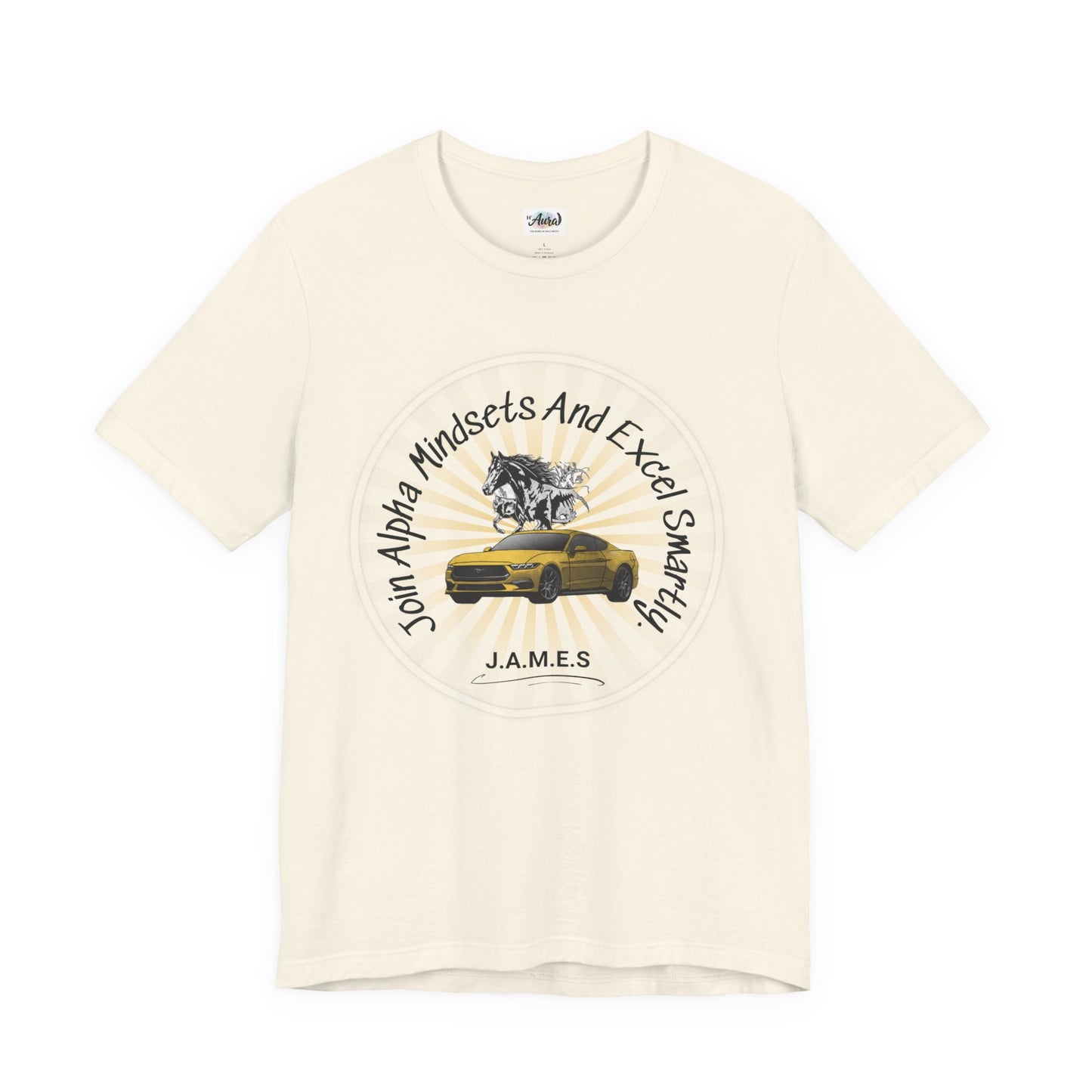 Personalized Horse with Car Graphic Tee