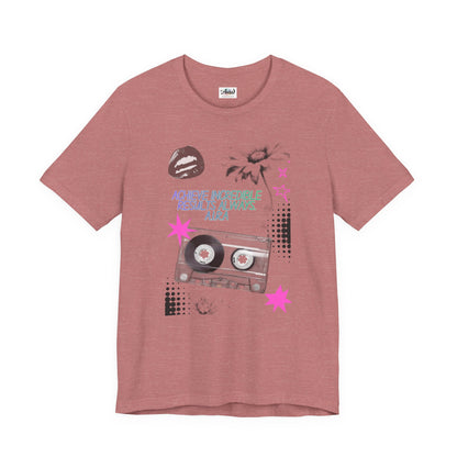 Personalized Cassette Vibes Graphic Tee