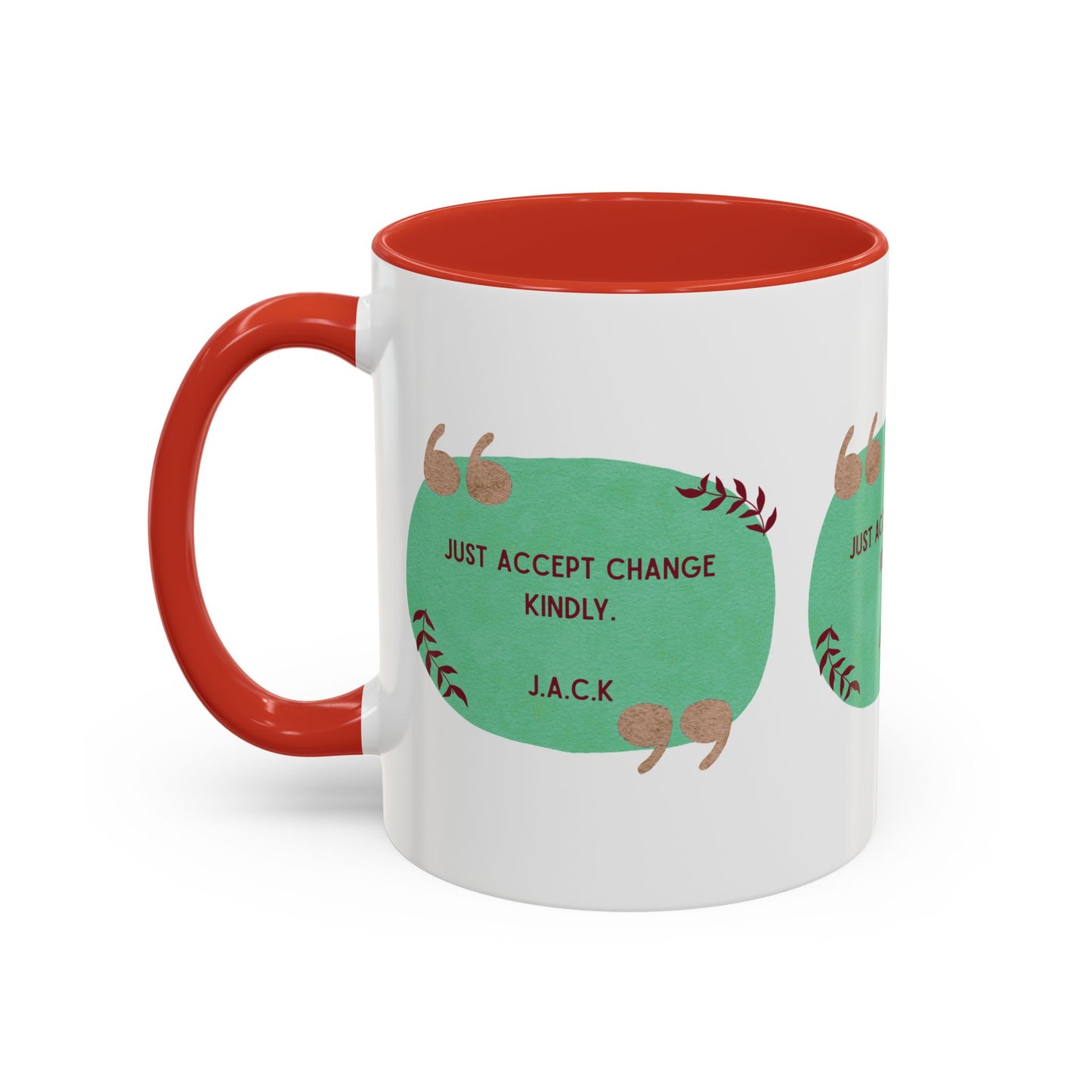 Personalized Note Box Accent Coffee Mug