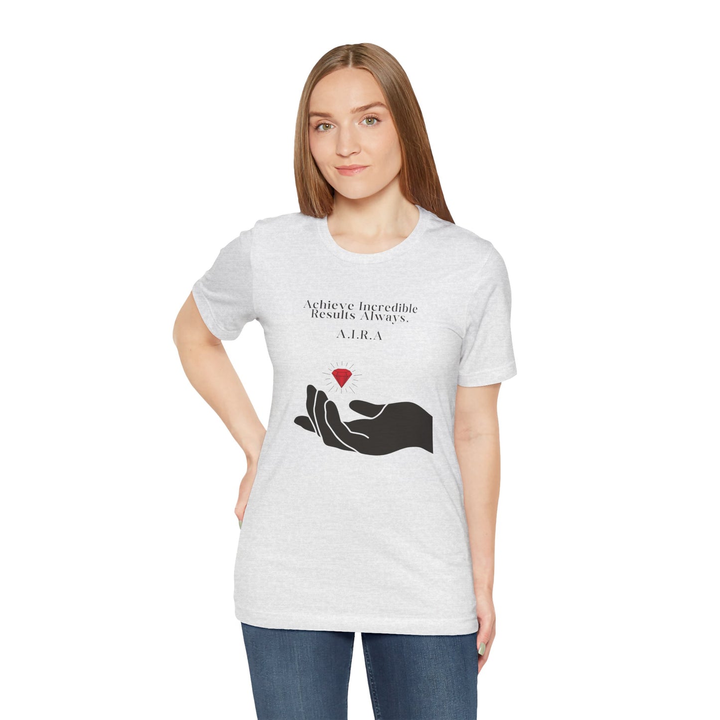 Personalized Hand & Gem Design Tee