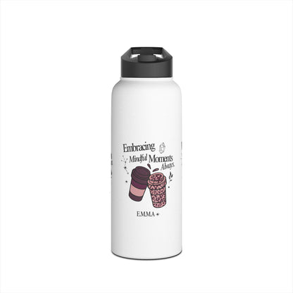 Personalized Initial Quote Coffee Cup Stainless Steel Water Bottle