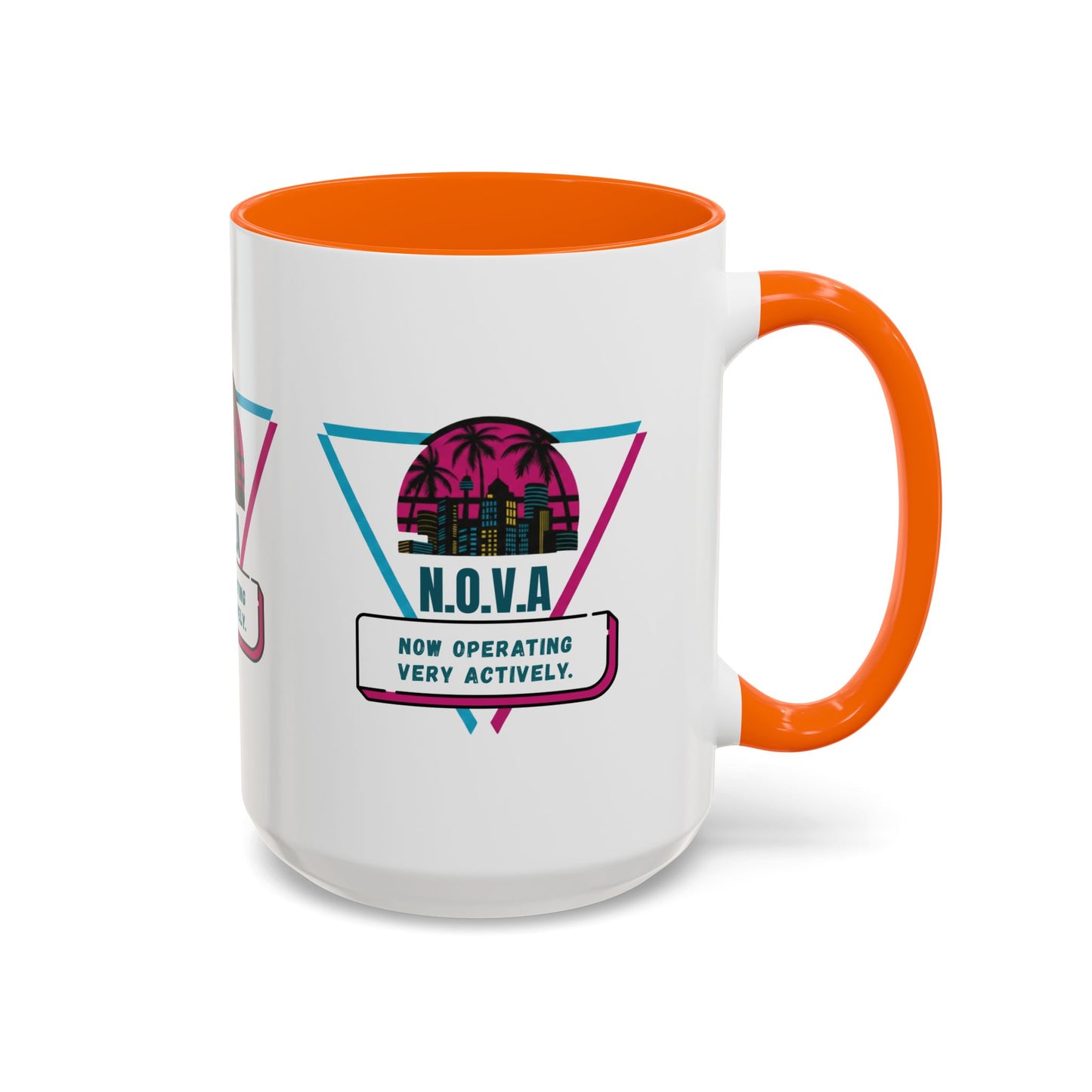 Personalized Building View Accent Coffee Mug