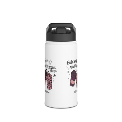 Personalized Initial Quote Coffee Cup Stainless Steel Water Bottle
