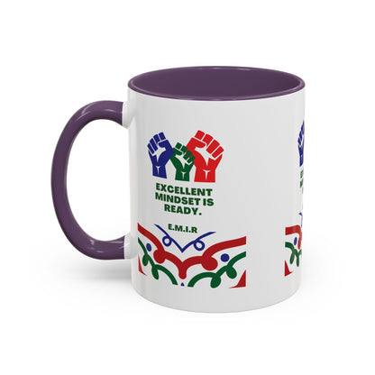 Personalized Initial Victory Accent Coffee Mug