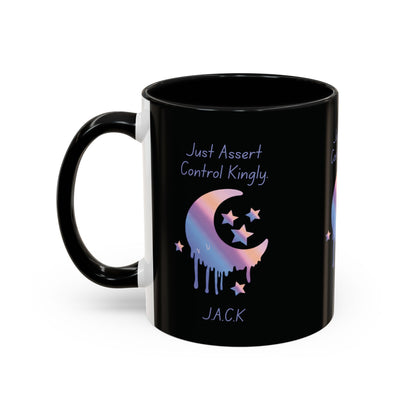 Personalized Moon Dripping Accent Coffee Mug