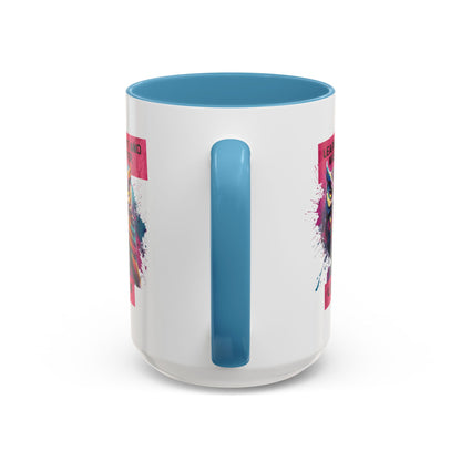 Personalized Initial Owl Accent Coffee Mug