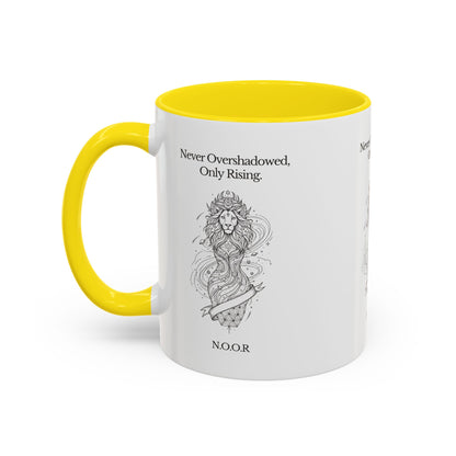 Personalized Girl Lion Accent Coffee Mug
