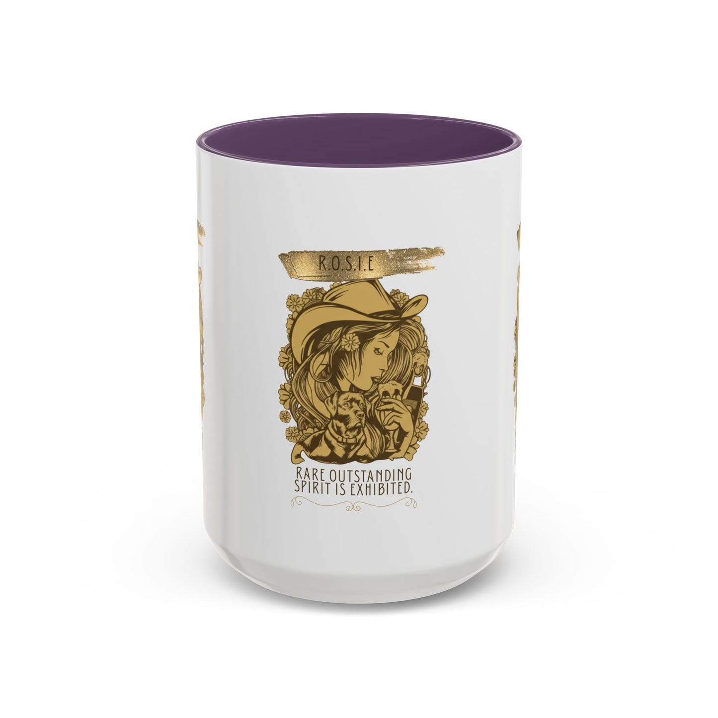 Personalized Golden Girl Accent Coffee Mug