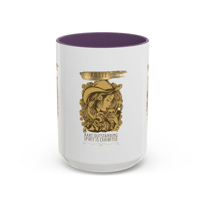 Personalized Golden Girl Accent Coffee Mug