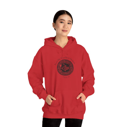 Personalized Spiritual Fish Circle Hooded Sweatshirt