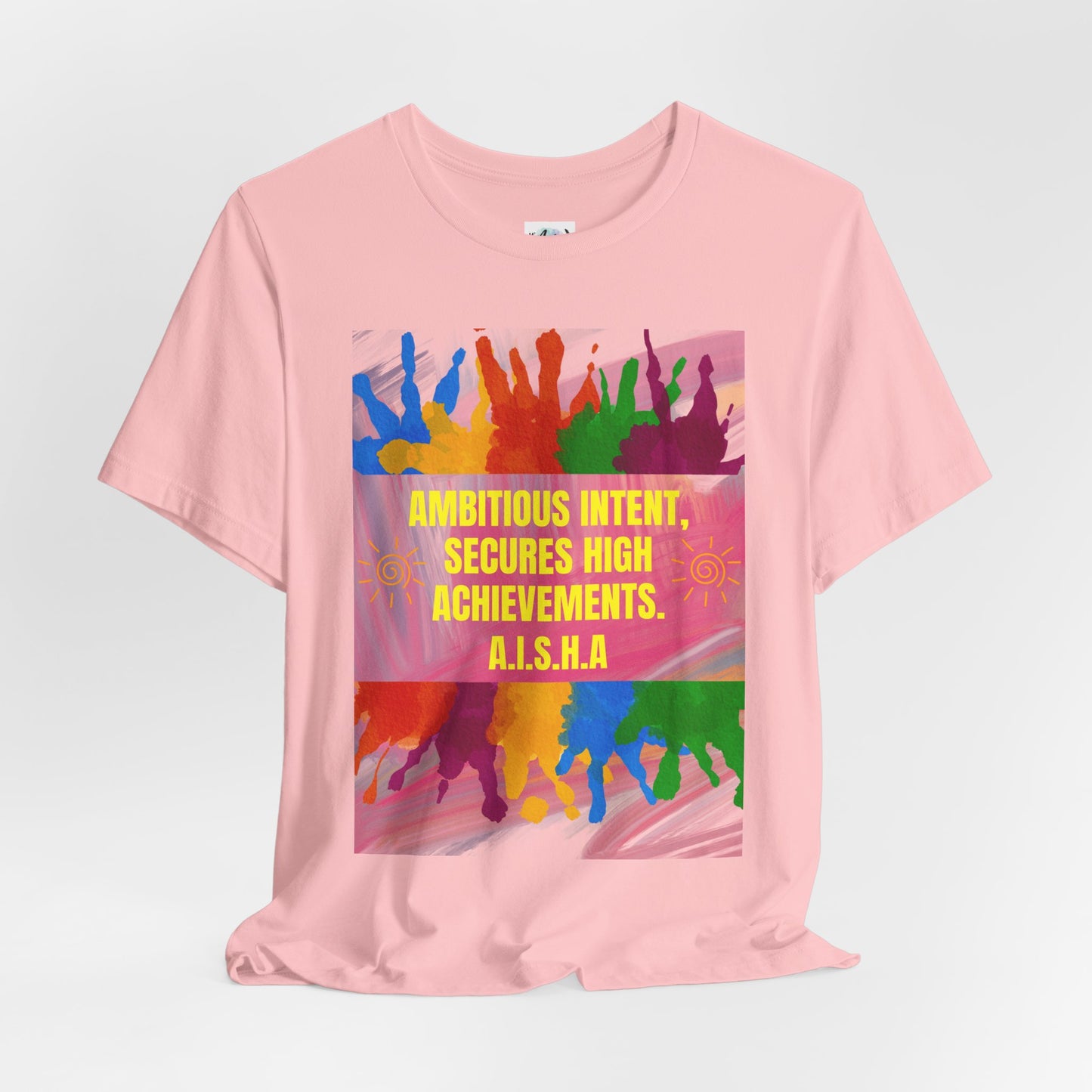Personalized Colorful Motivational Graphic Tee
