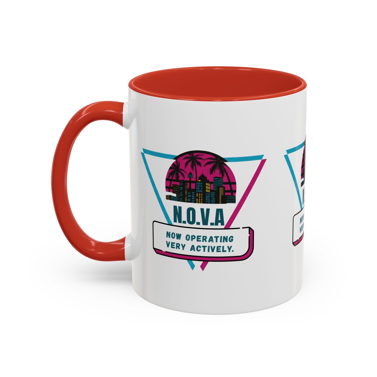 Personalized Building View Accent Coffee Mug