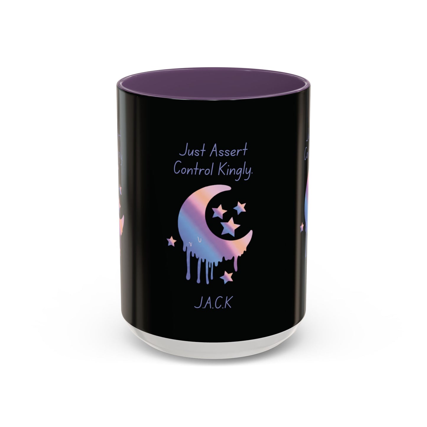 Personalized Moon Dripping Accent Coffee Mug
