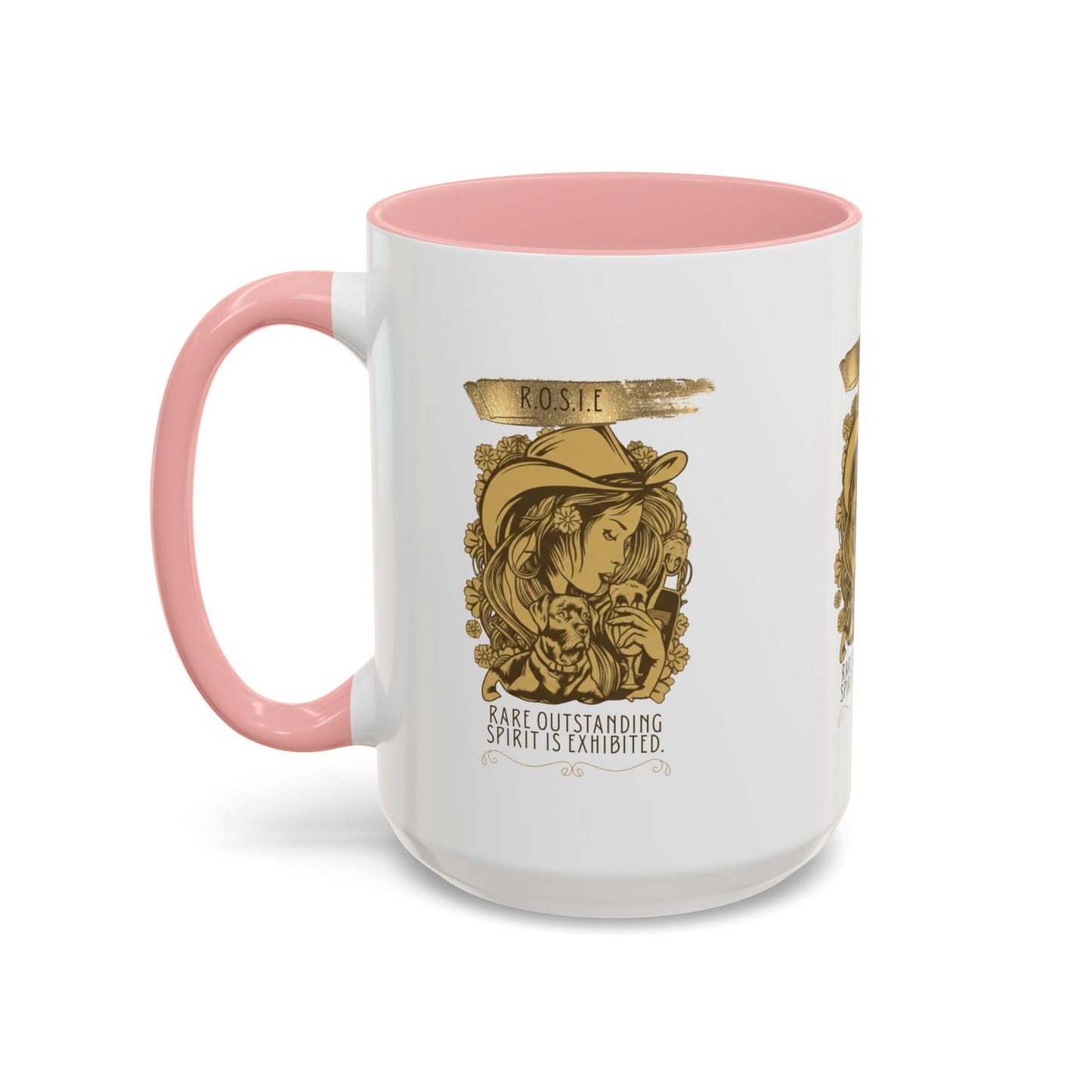 Personalized Golden Girl Accent Coffee Mug