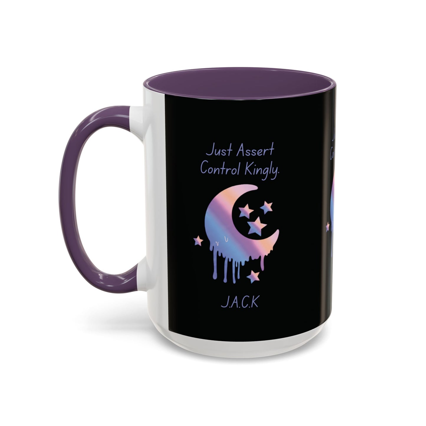 Personalized Moon Dripping Accent Coffee Mug