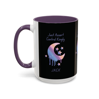 Personalized Moon Dripping Accent Coffee Mug