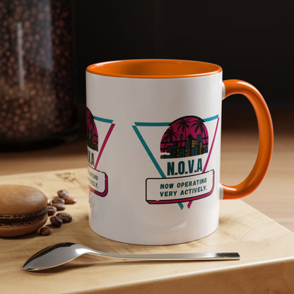 Personalized Building View Accent Coffee Mug