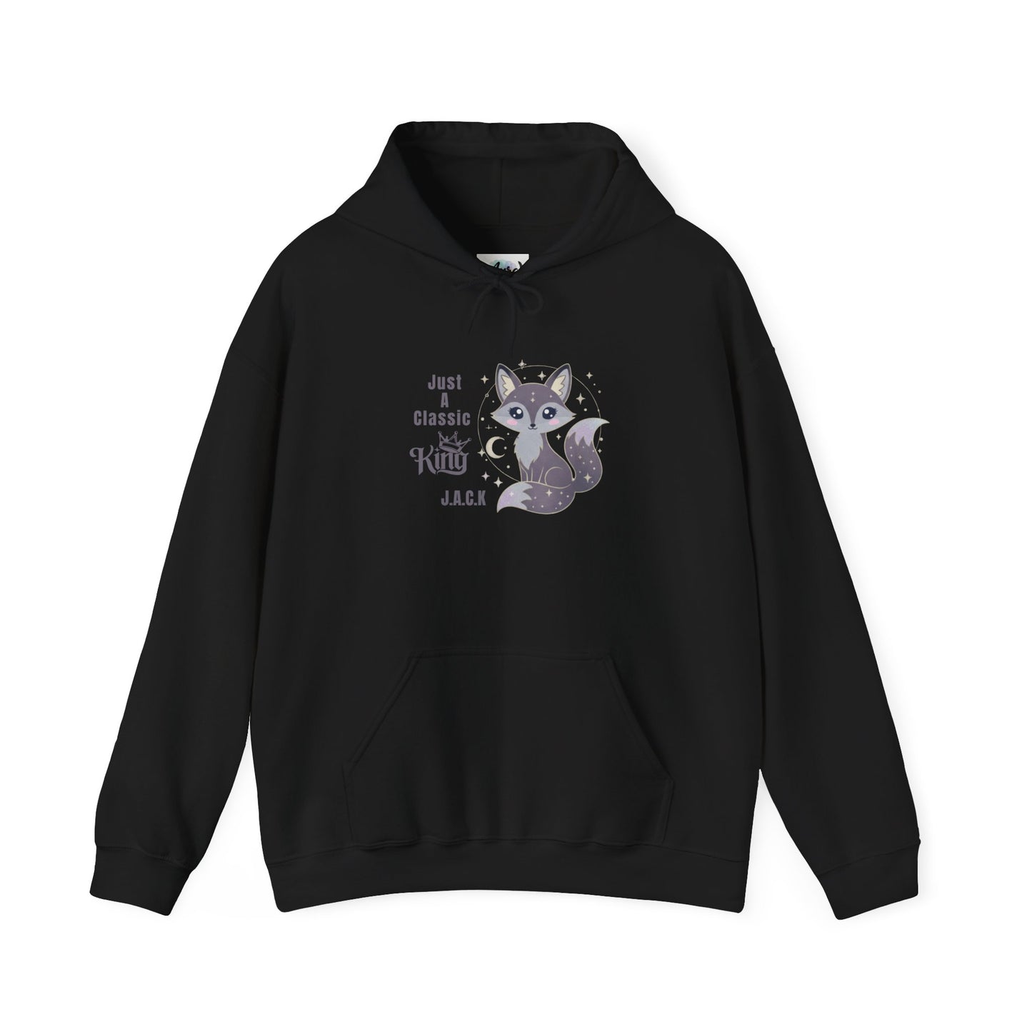 Personalized Fox King Hooded Sweatshirt