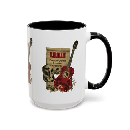 Personalized Guitar Accent Coffee Mug
