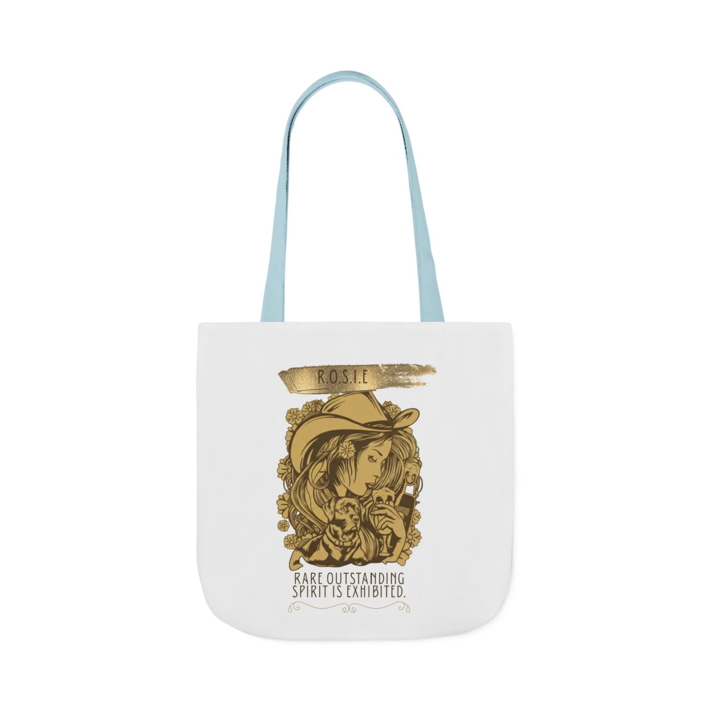 Personalized Initial Quote Golden Girl Canvas Tote Custom Name
