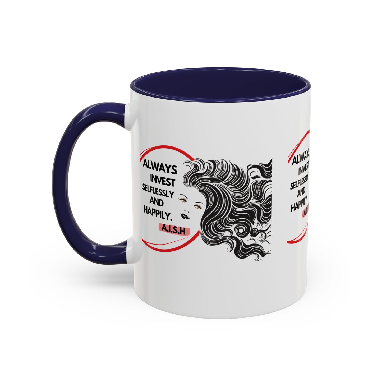 Personalized Inspirational Girl Accent Coffee Mug