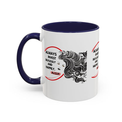 Personalized Inspirational Girl Accent Coffee Mug